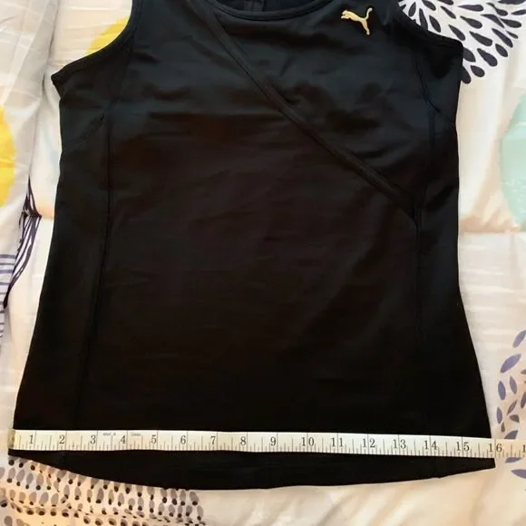 NWT Puma topL/ kick pleat back cropped leggings XS - Picture 5 of 6